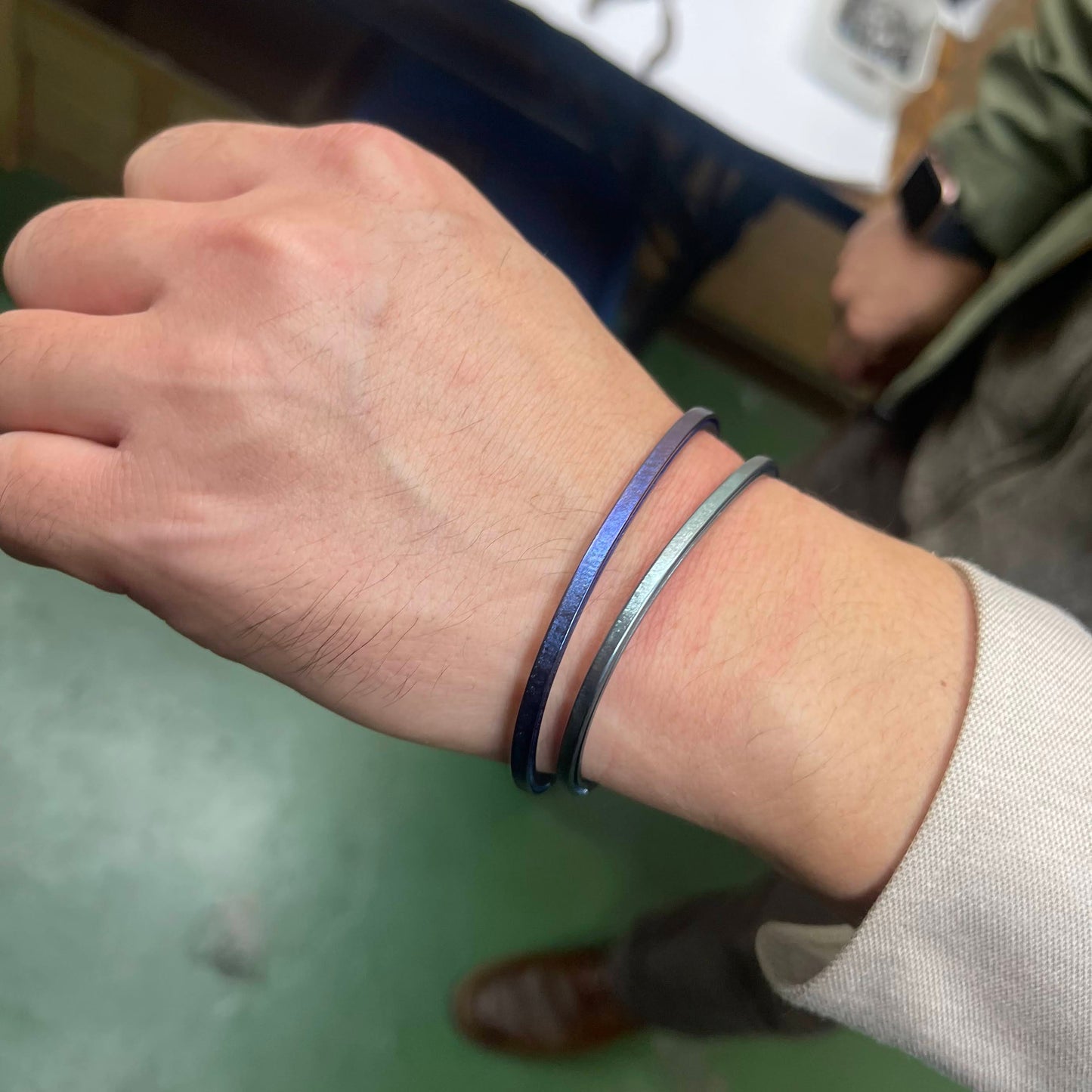 純チタン バングル Bangle 金属アレルギー対応 ユニセックス